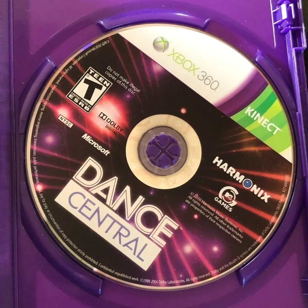 XBOX 360 Dance Central Video Game